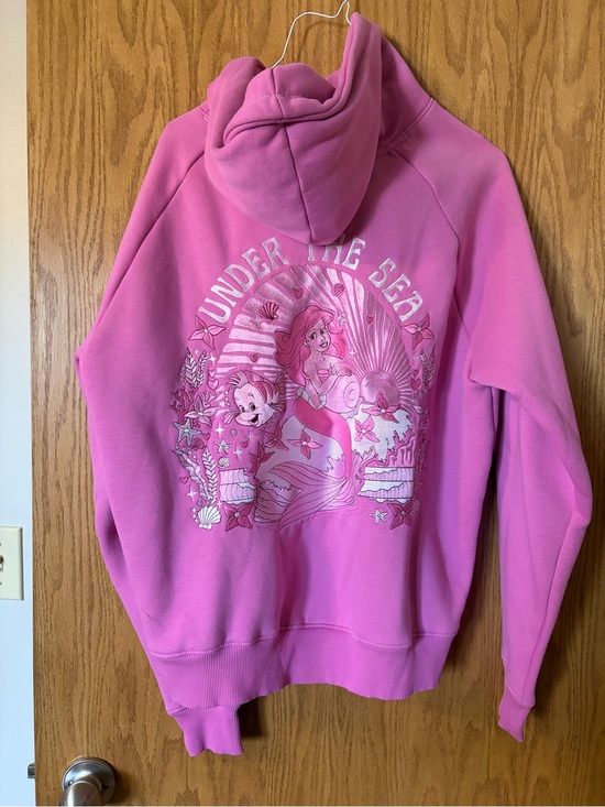 Pink Palm Puff Tops - Pink 'Under The Sea' Graphic Hoodie
